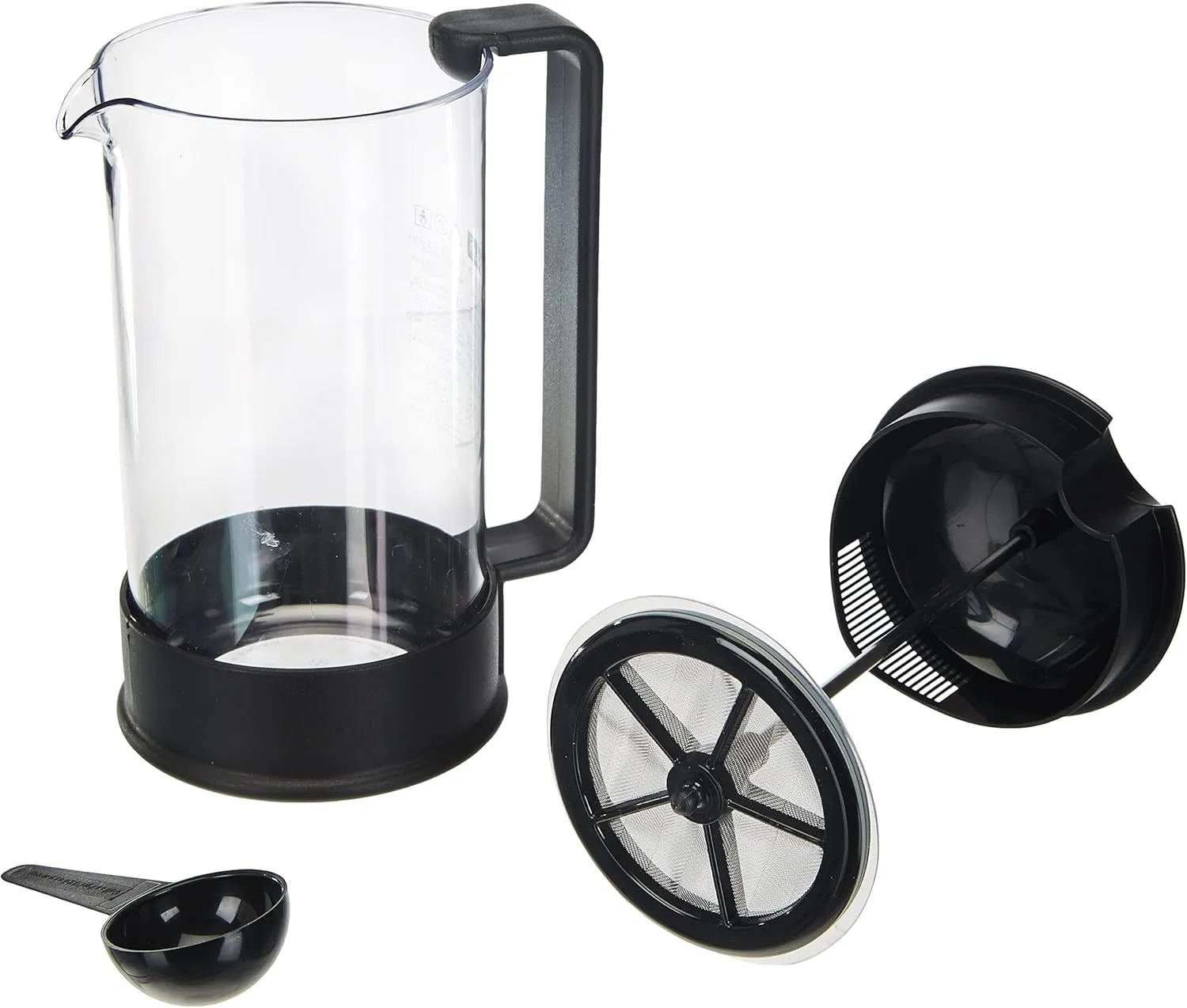Bodum 1548-01SA-10 Brazil - Cafetera de pistón de plástico, 8 Tazas, 1 litro