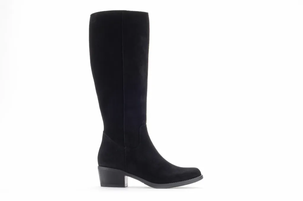 BOTA COWBOY SERRAJE NEGRA PISO DAKOTA