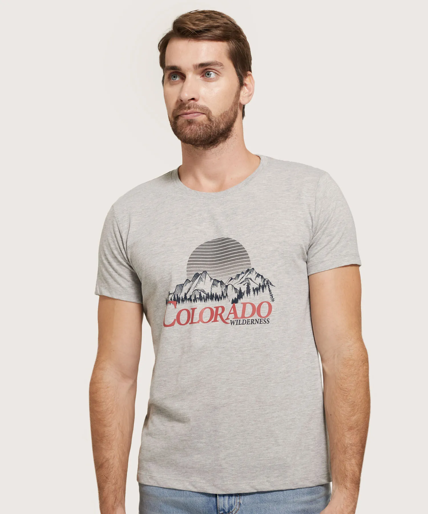Camiseta Cuello Redondo  Estampado-