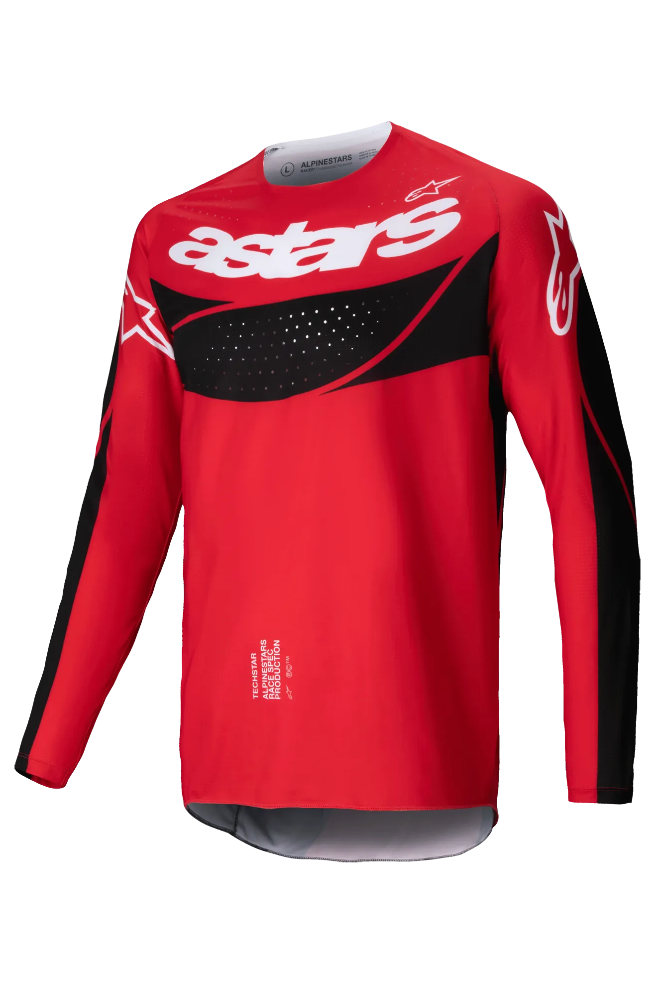 Camiseta de Cross Alpinestars Techstar Dreem Rojo-Negro