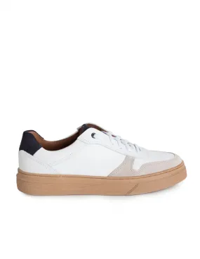 Deportivas Retro Blancas Trasera Azul PERA LIMONERA