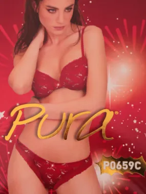 Pura Conjunto braguita push up graduada + brasileña