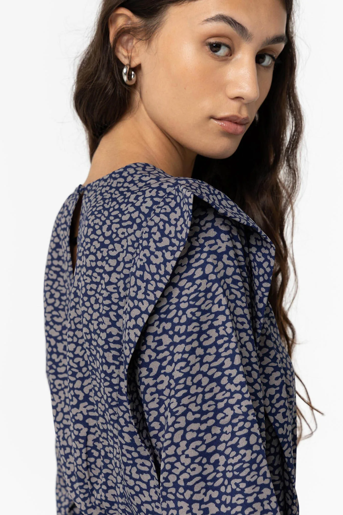 Tiffosi Vestido Estampado con Elástico en Cintura