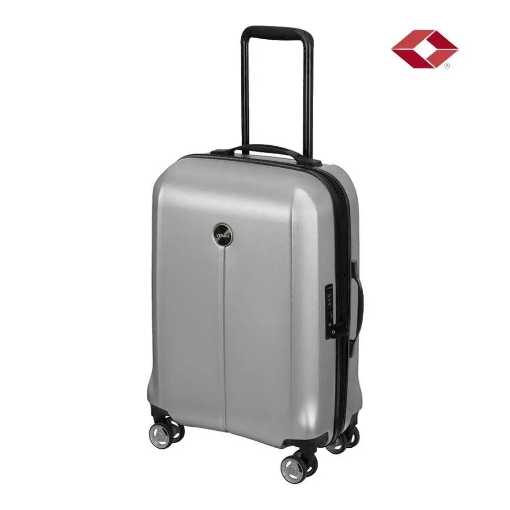 Valija carry on expandible Verage Houston plata