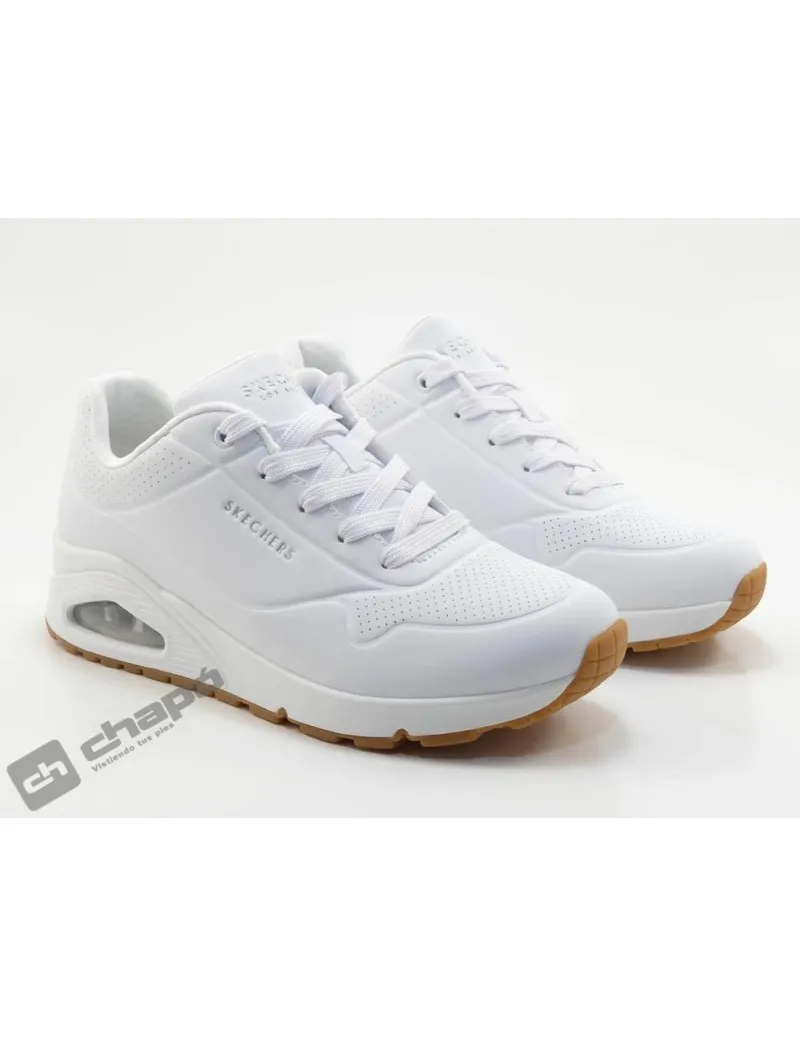Zapatillas Deportiva Blanco Skechers 73690