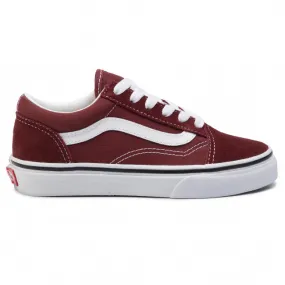 Zapatillas VANS clásicas y cómodas Sneakers deporte unisex VANS Old Skool Andorra/True White Mod. VN0A4BUUV3B1  ante granate con